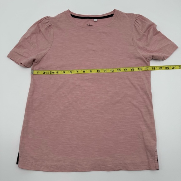 Boden Women’s Dusty Pink Cotton Puff Sleeve T-Shirt Small - Picture 11 of 13